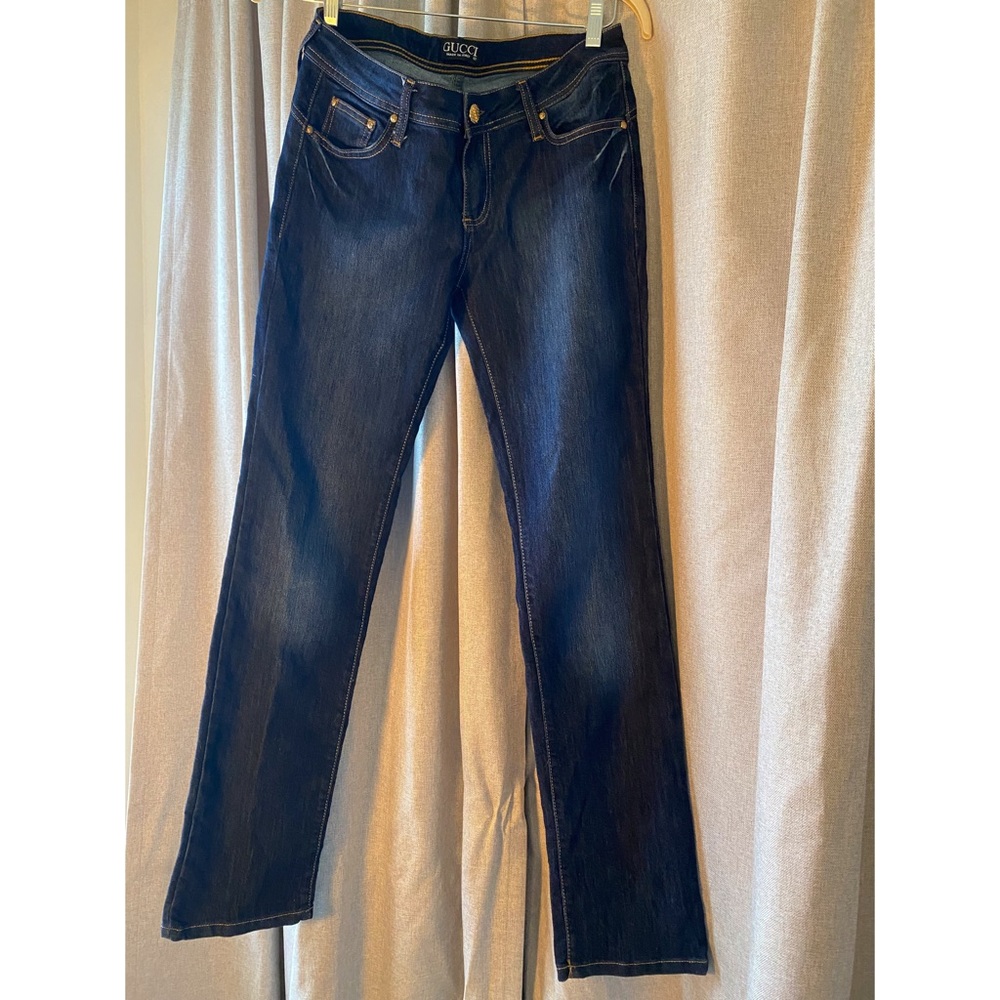 Gucci jeans low rise straight
